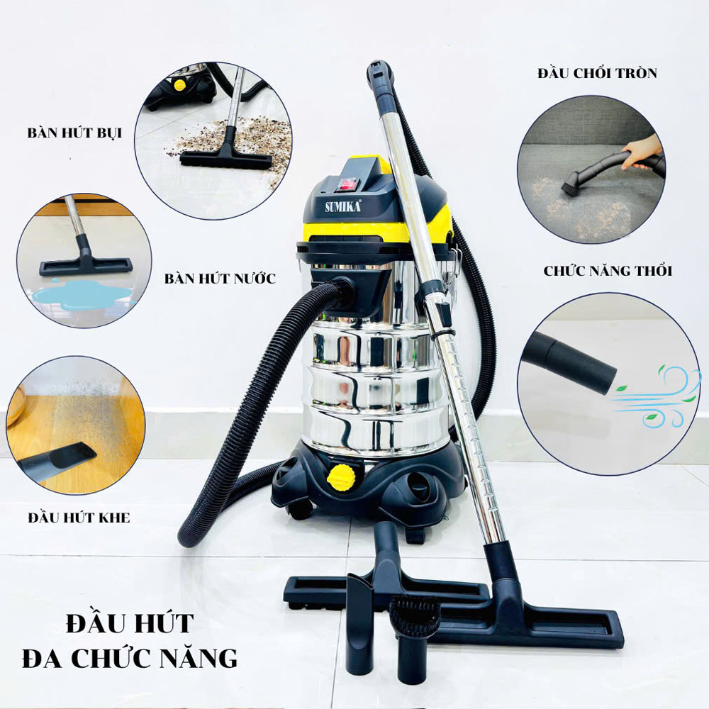Máy hút bụi Sumika K30 đa năng hút, thổi bụi