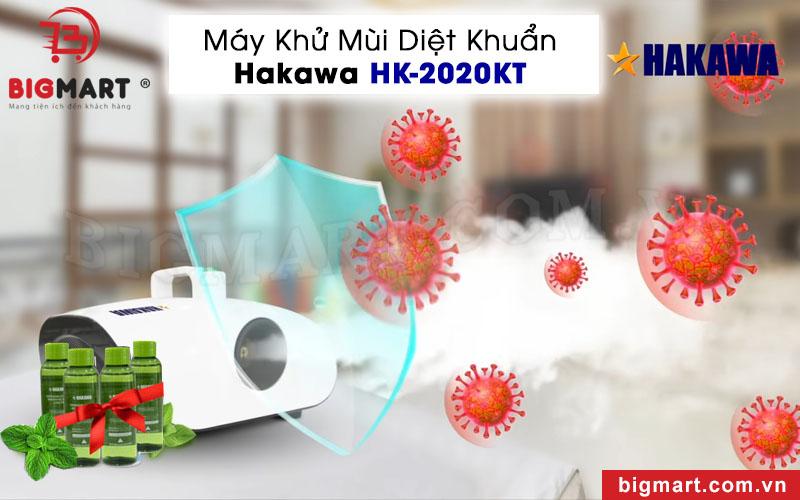 Máy khử mùi diệt khuẩn Hakawa HK-2020KT