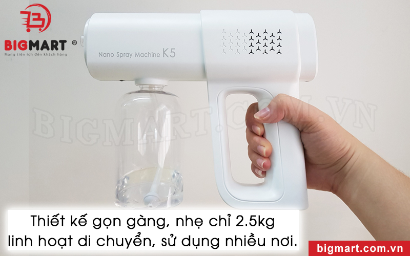 Thiết kế nhỏ gọn vừa tay, dễ dàng điều khiển