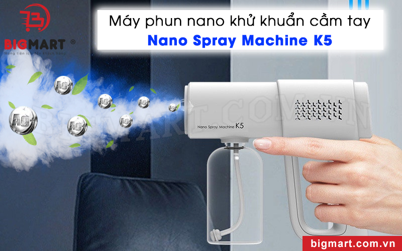 Máy Khử Khuẩn Cầm Tay Nano K5