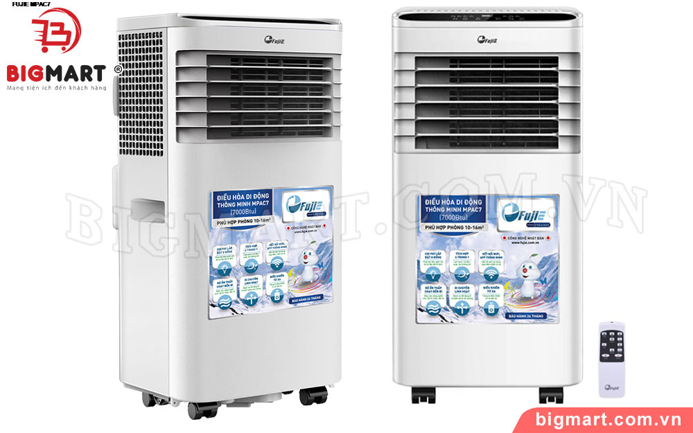 Máy lạnh di động FujiE MPAC7 (7.000BTU)