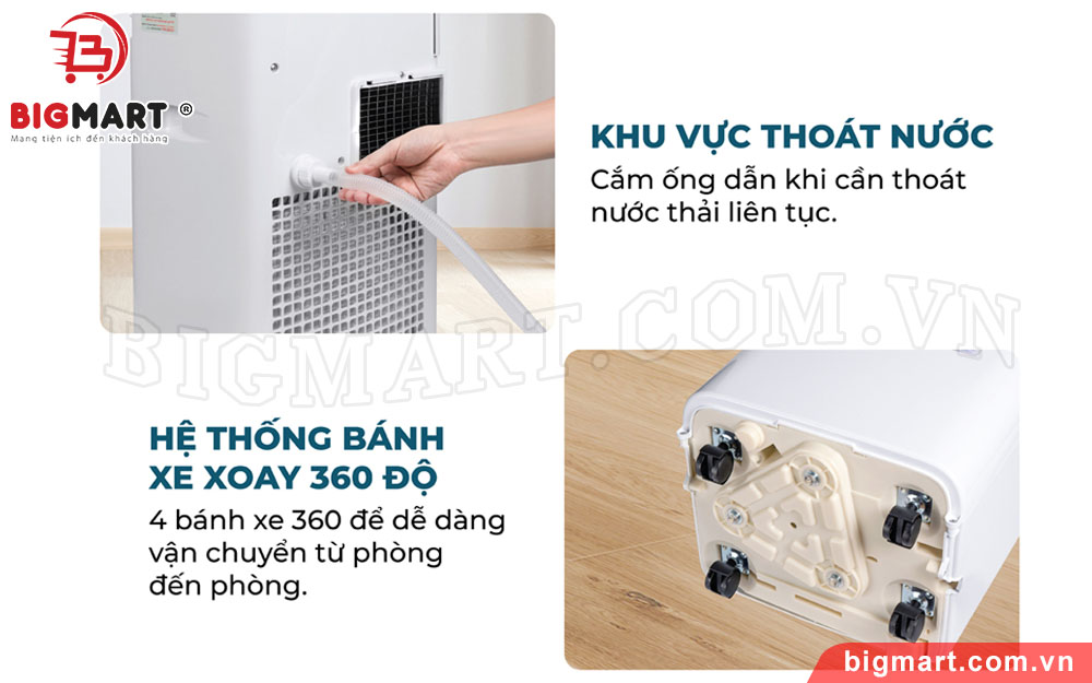 Thiết kế hiện đại với tính di động cao vô cùng tiện lợi