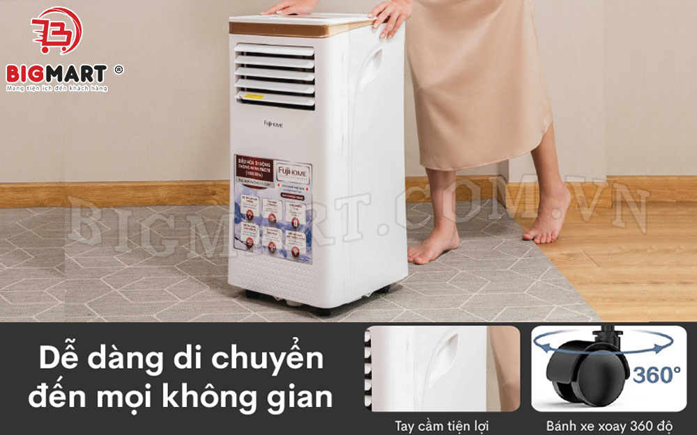 Máy lạnh mini có tính di động cao