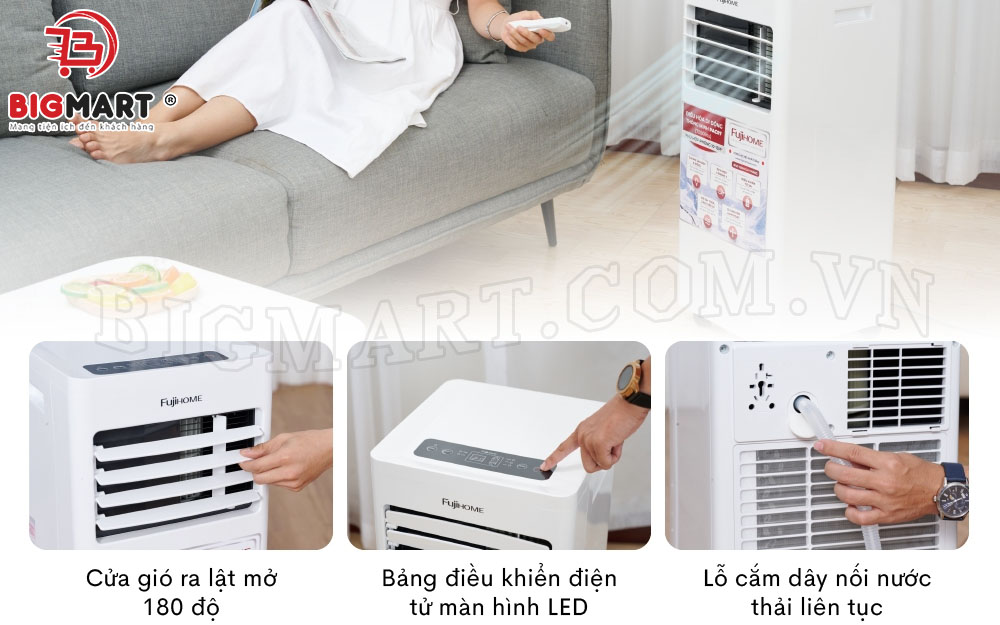 Thiết kế tiện lợi, hiện đại với nhiều thế mạnh nổi bật so với điều hòa treo tường