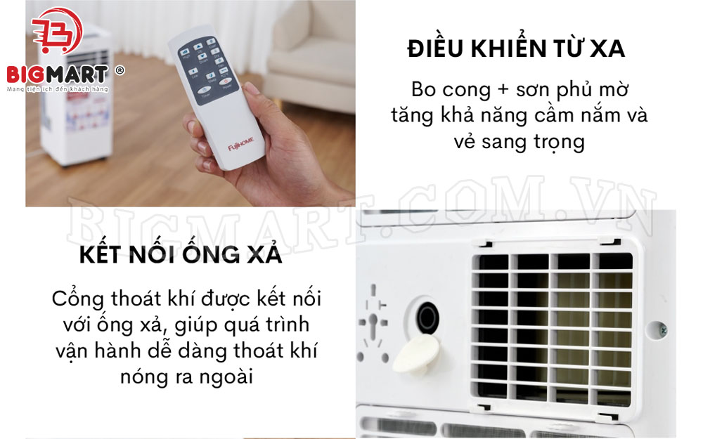 Ưu điểm của máy lạnh di động FujiHome PAC7