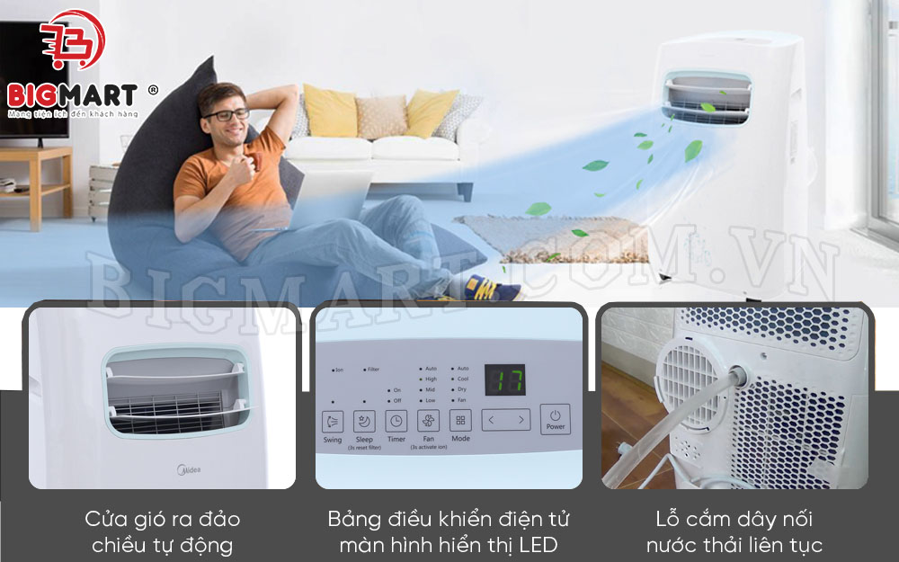 Ưu điểm của máy lạnh di động Midea