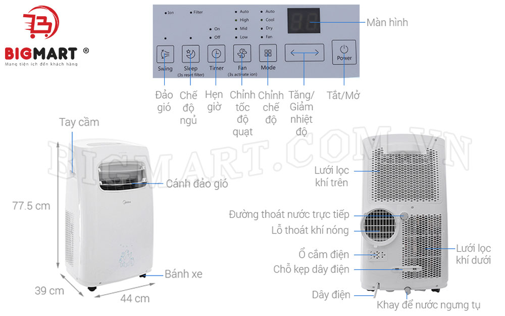 Kích hoạt chế độ Sleep Mode trên bảng điều khiển và remote