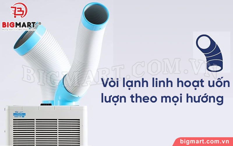 Vòi lạnh có thể uốn lượn tùy ý