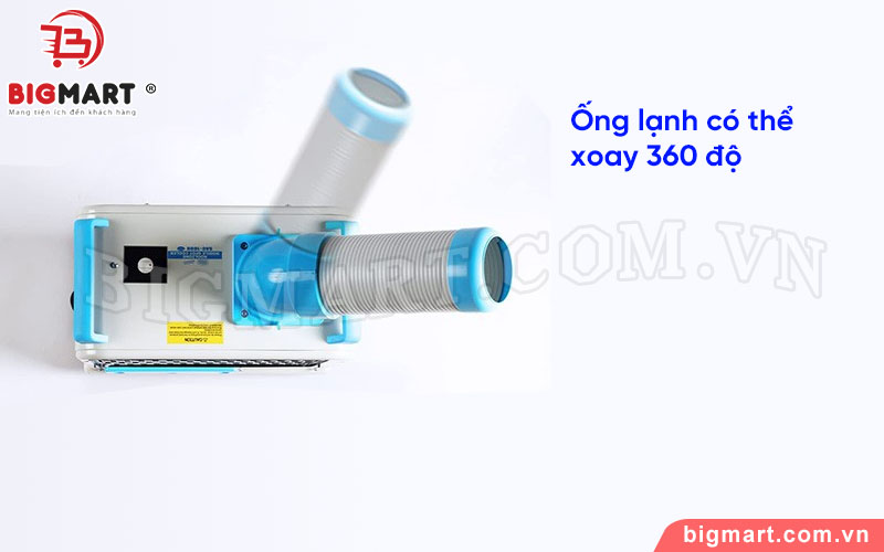 Vòi lạnh có thể xoay 360 độ theo hướng mong muốn của người dùng