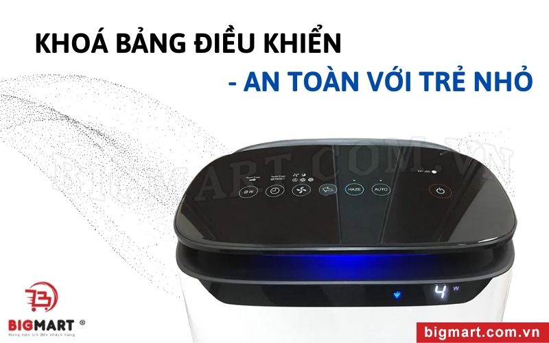 Khoá bảng điều khiển - An toàn với trẻ nhỏ