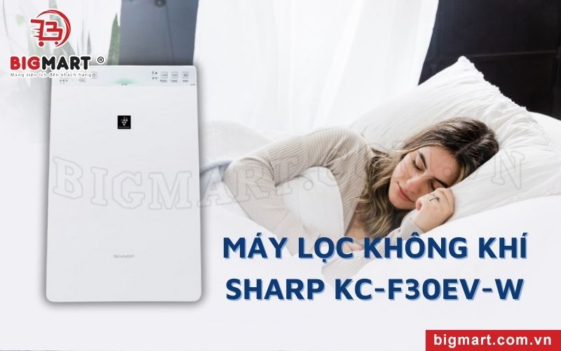 Máy lọc không khí Sharp KC-F30EV-W là model nổi bật