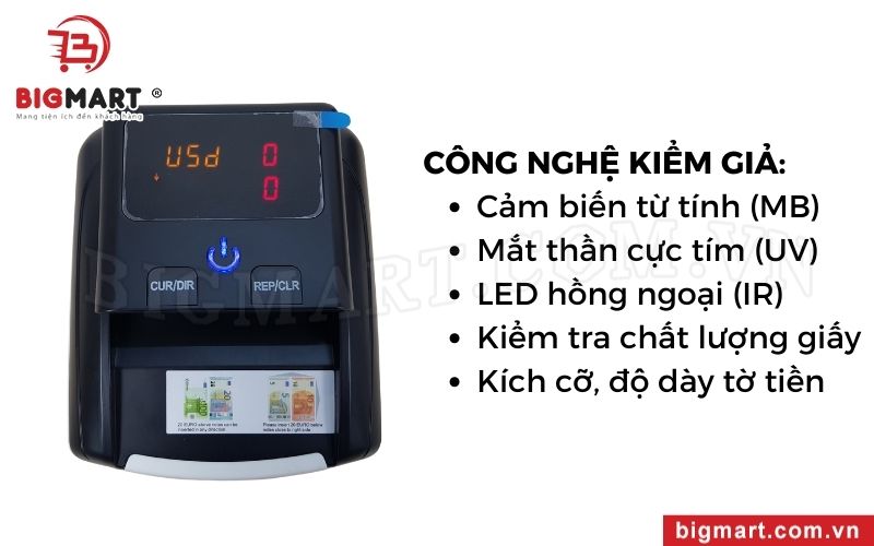 Máy soi ngoại tệ Masu 579 