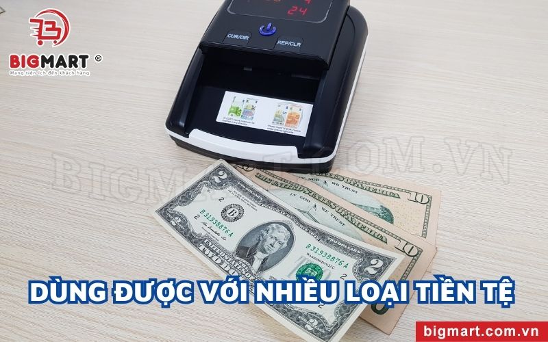 Dùng được với nhiều loại tiền tệ trên thế giới 