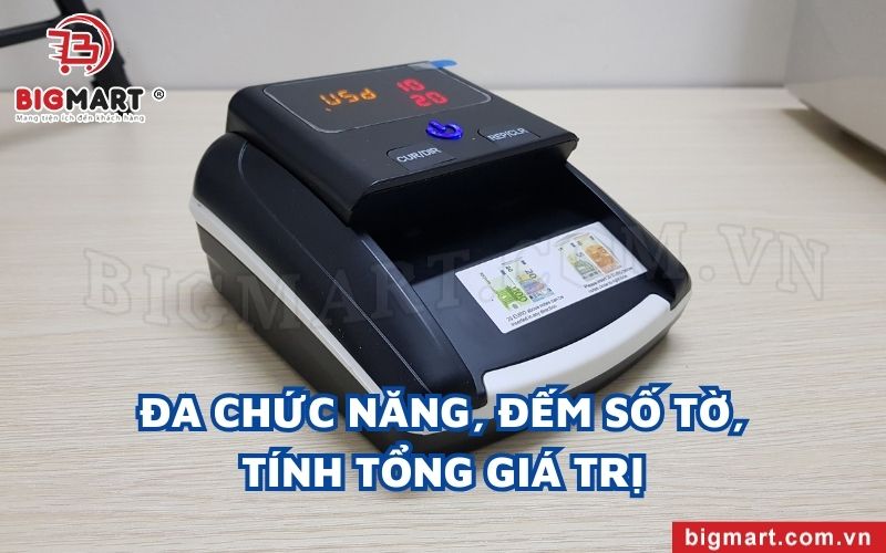 Đa chức năng, đếm số tờ, tính tổng giá trị