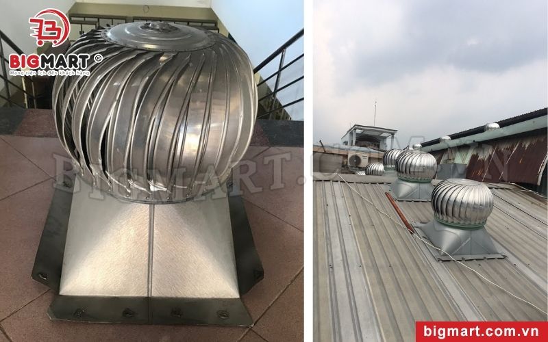 quả cầu thông gió 450x450 Φ360 inox 304