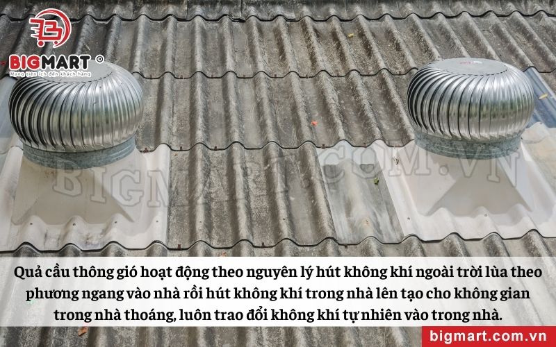 Nguyên tắc hoạt động hệ thống quả cầu thông gió