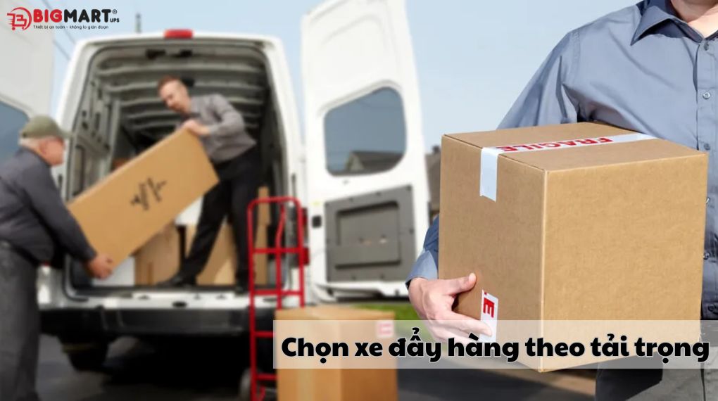 Chọn xe đẩy hàng theo tải trọng