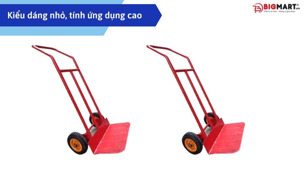 Xe đẩy hàng có thiết kế hiện đại, tính ứng dụng cao