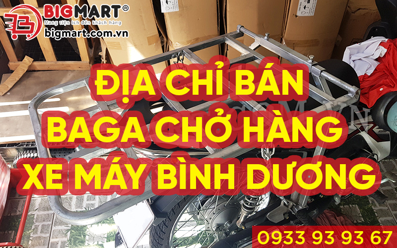 Baga chở hàng xe máy Bình Dương