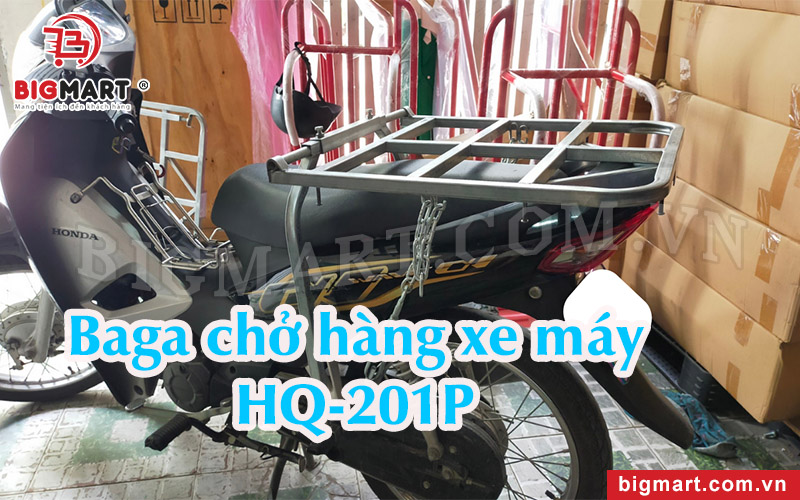 Baga chở hàng xe máy giá rẻ Bigmart HQ-201P