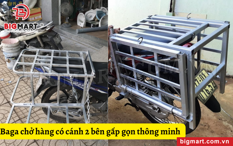 Baga chở hàng có cánh 2 bên