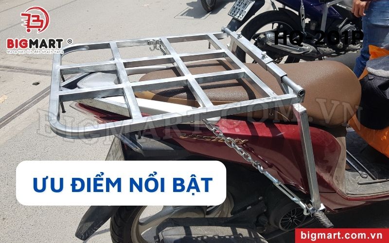  Ưu điểm nổi bật của baga chở hàng xe máy Cà Mau tại Bigmart