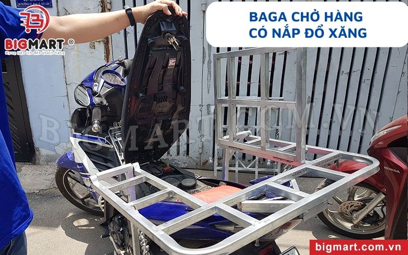 Baga chở hàng có nắp đổ xăng