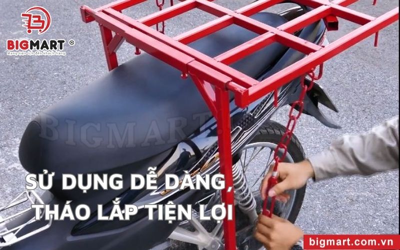 Sử dụng dễ dàng, tháo lắp tiện lợi