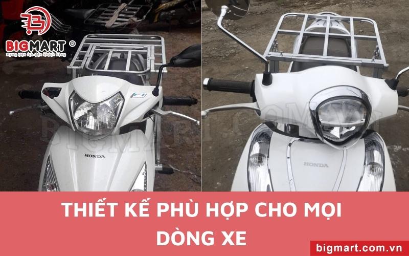 Thiết kế phù hợp cho mọi dòng xe