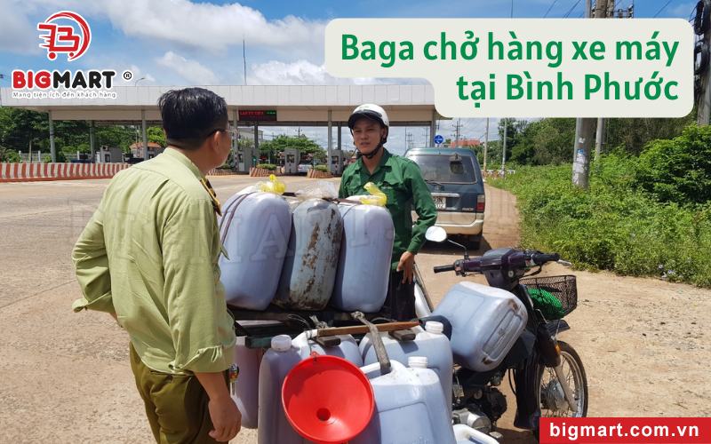 Baga chở hàng xe máy tại Bình Phước được ứng dụng rộng rãi