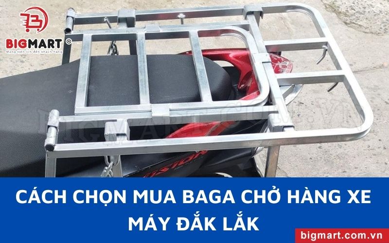 Cách chọn mua baga chở hàng xe máy Đắk Lắk chất lượng