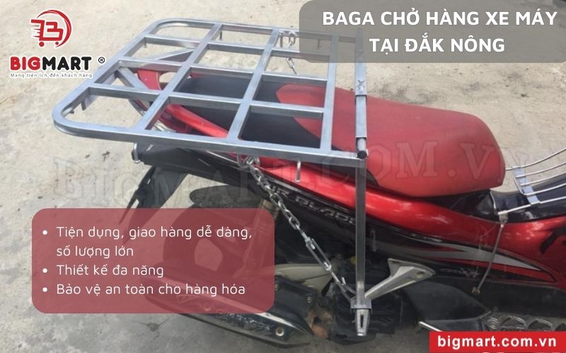 Tại sao baga chở hàng xe máy tại Đắk Nông lại bán chạy?