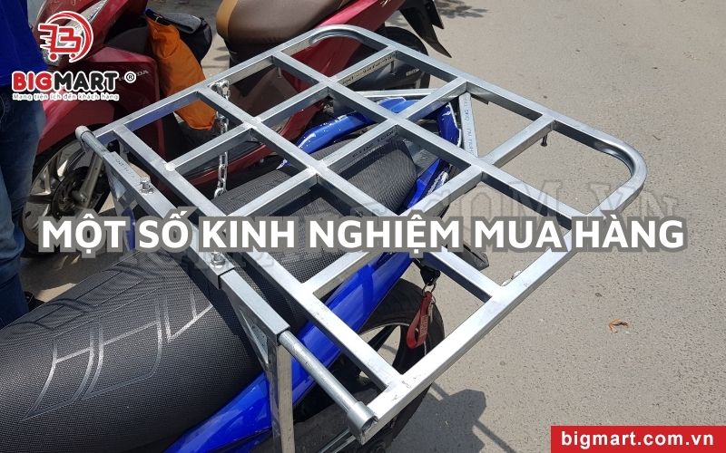 Một số kinh nghiệm mua baga chở hàng xe máy tại Ninh Bình chất lượng