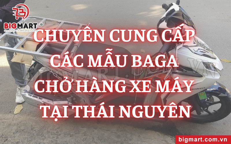 Chuyên Cung Cấp Các Mẫu Baga Chở Hàng Xe Máy Tại Thái Nguyên