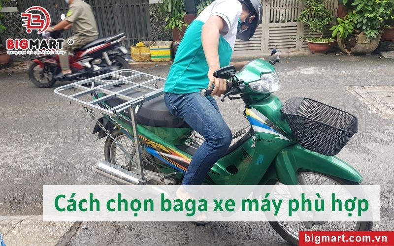 Cách chọn baga xe máy phù hợp tại Trà Vinh