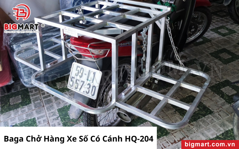 Baga Chở Hàng Xe Số Có Cánh Bigmart HQ-204 (54*125cm)