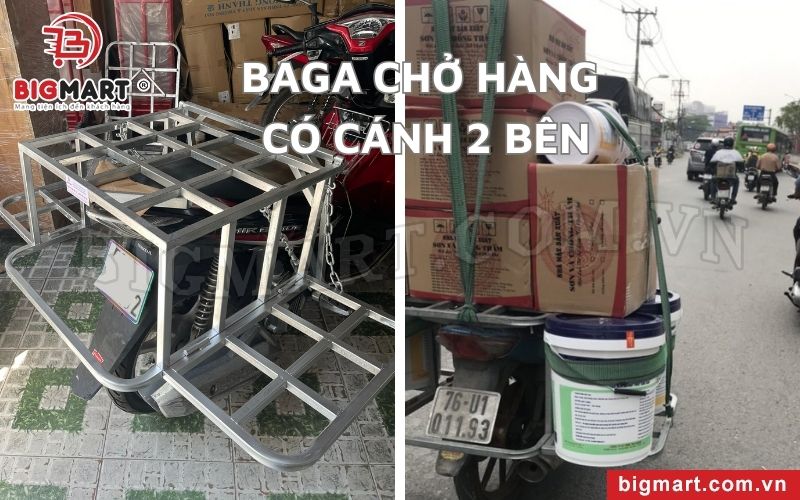 Baga chở hàng có cánh 2 bên