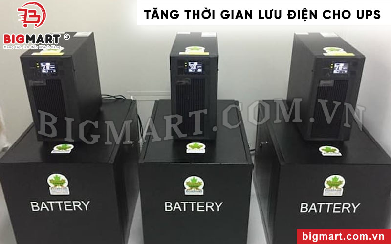 Đầu tư bộ lưu điện có thể gắn thêm ắc quy