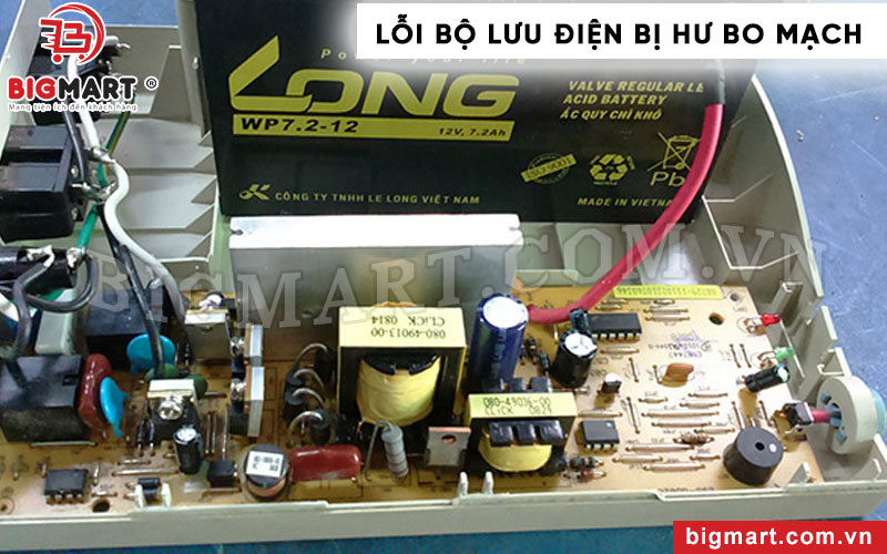 Lỗi bộ lưu điện bị hỏng bo mạch