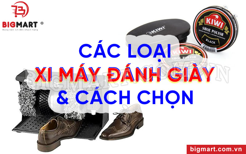 Các loại xi máy đánh giày và cách chọn