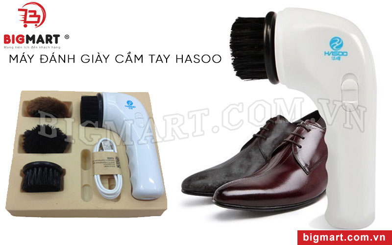 Máy đánh giày cầm tay sạc điện HASOO