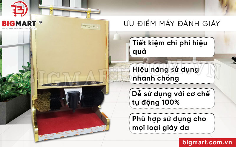 Ưu điểm của máy đánh giày gia đình