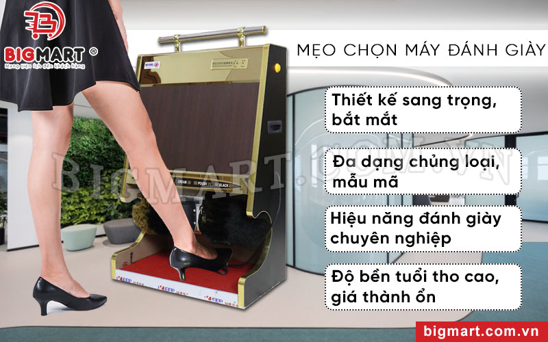 Mẹo chọn máy đánh giày văn phòng công sở