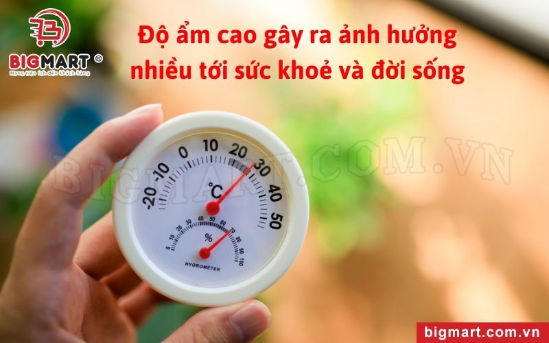 nồm ẩm gây ra nhiều ảnh hưởng đến sức khoẻ con người