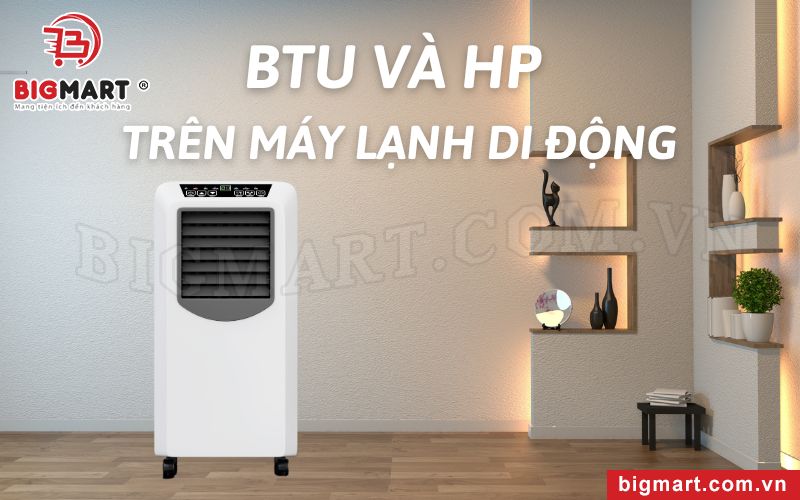  BTU và HP trên máy lạnh di động Là Gì? Ý Nghĩa Và Cách Quy Đổi