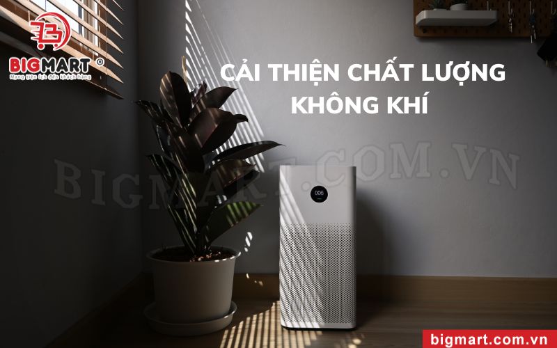 Máy lọc không khí giúp cải thiện chất lượng không khí