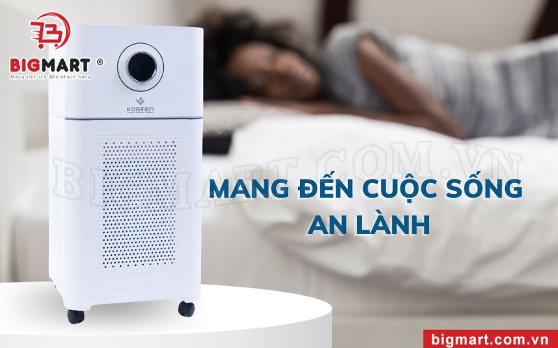 ​​Máy lọc không khí mang đến không gian an lành, thoải mái tinh thần cho người dùng