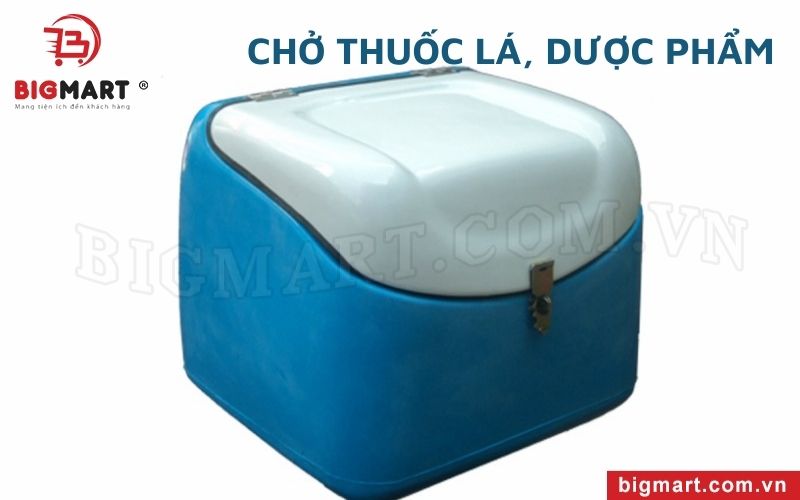 Ứng dụng phải kể đến tiếp theo của thùng giao hàng là chở thuốc lá, dược phẩm