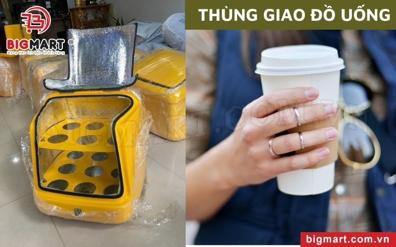 Thùng giao đồ uống - Giao cà phê, nước ngọt, trà sữa