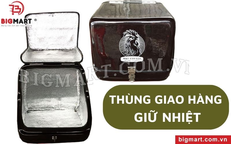 Thùng giao hàng giữ nhiệt - Giao đồ ăn, hàng đông lạnh